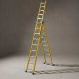 Wadfow 3 x 9 Three-Section Fibreglass Extension Ladder 150kg - WLD2939