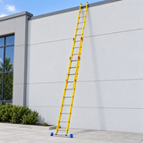 Wadfow 3 x 9 Three-Section Fibreglass Extension Ladder 150kg - WLD2939