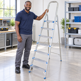 Tera LJG30 Series Single-Sided Aluminium Platform Step Ladder | 5-9 Steps