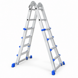 Tera FE 4+4 Multipurpose Adjustable Aluminium Ladder - FE4X4E2