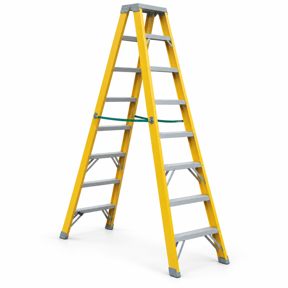 Tera Double-Sided Fibreglass Step Ladder | 2x8 & 2x9