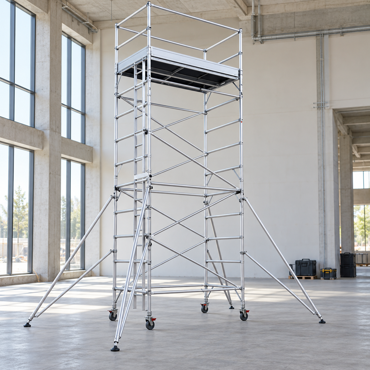 Tera AOB11-10 Mobile Aluminium Scaffolding Tower System 11m - AOB11-10