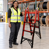 Tera 4+3 Multipurpose Steel Folding Ladder with Work Platform - HB4X3