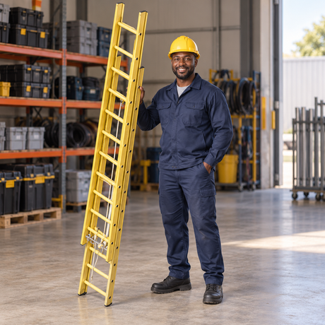 Tera LZF Series 3-Section Fibreglass Extension Ladder | 3x9 & 3x10