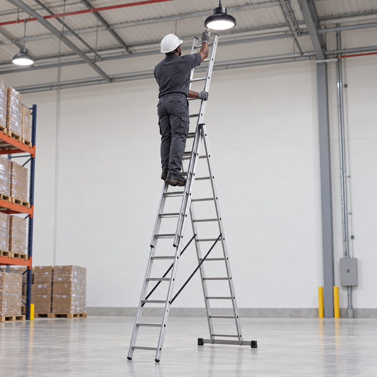 Tera LZ3 Series 3-Section Aluminium Combination Ladder | 3x8 to 3x14