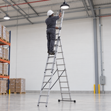 Tera LZ3 Series 3-Section Aluminium Combination Ladder | 3x8 to 3x14