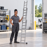 Tera LZ3 Series 3-Section Aluminium Combination Ladder | 3x8 to 3x14