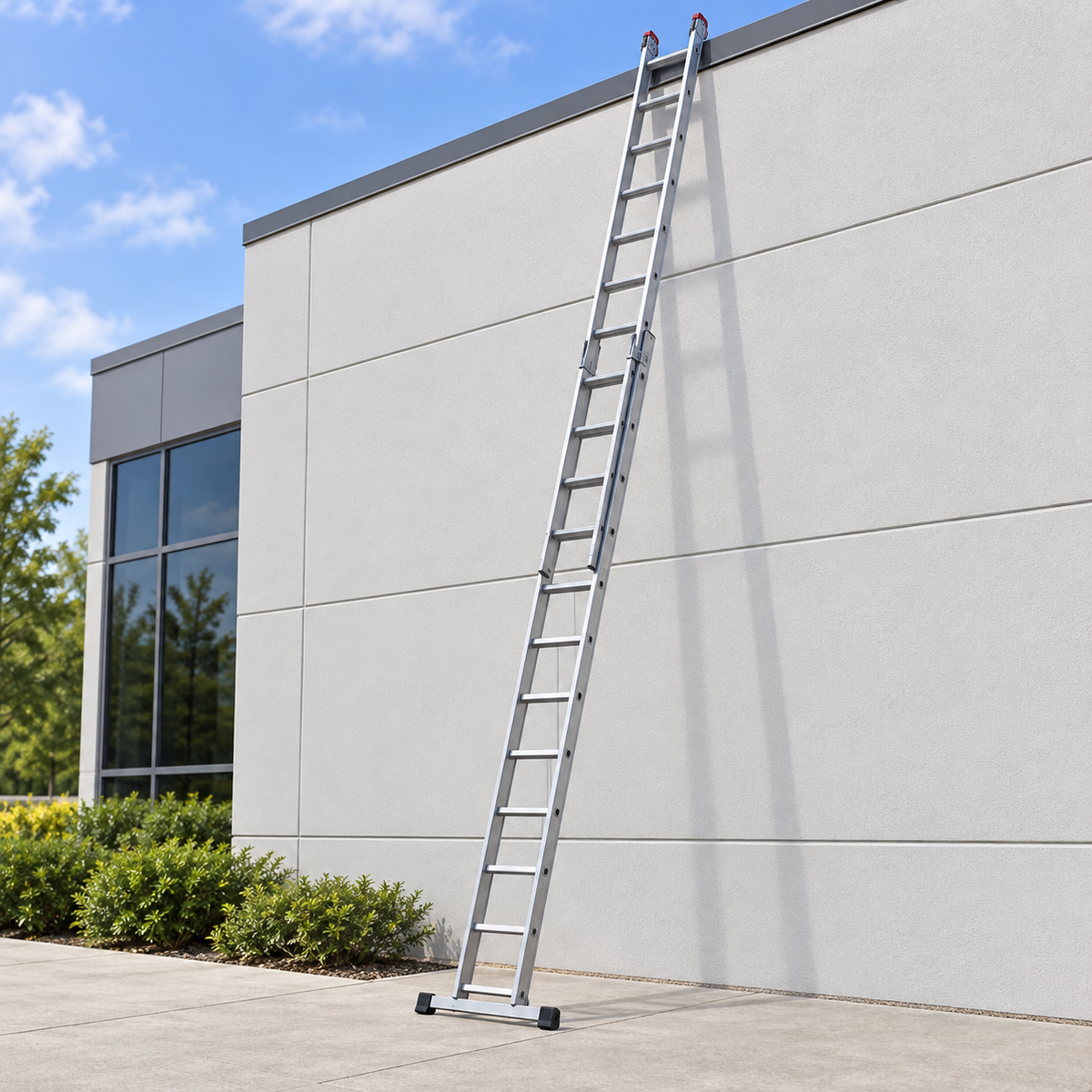 Tera LZ2 Series 2-Section Aluminium Combination Ladder | 2x8 - 2x18