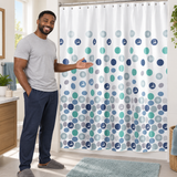 Tera Waterproof Shower Curtain 1.8 x 1.8m - BR-CURTAIN