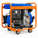 Wadfow 5.2kW Diesel Welder Generator with 60-220A Welding Output - WDGWA220