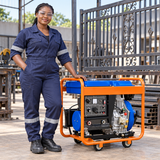 Wadfow 5.2kW Diesel Welder Generator with 60-220A Welding Output - WDGWA220