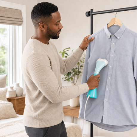 Kumtel 250ml Handheld Garment Steamer with Auto Shut-Off 1500W - HMGS-08