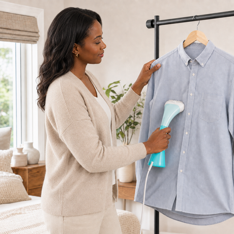 Kumtel 250ml Handheld Garment Steamer with Auto Shut-Off 1500W - HMGS-08
