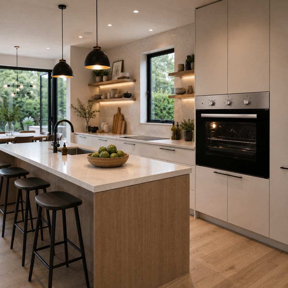 Luxell 90cm 105L Built-In Electric Oven with Double Fan & 9 Programs - A9-SF3 MT