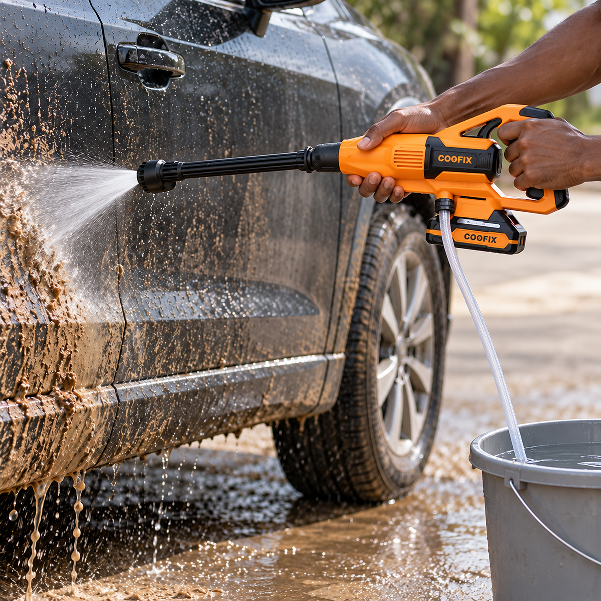 Coofix 20V Cordless Pressure Washer 13 bar without Battery & Charger - 29534