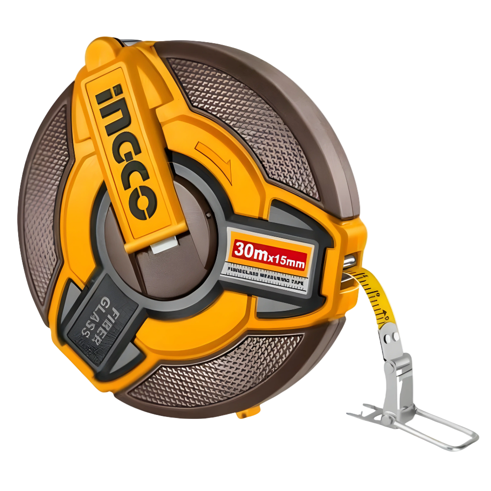 Ingco 30mx15mm Fiberglass Measuring Tape - HFMT1830