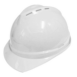Ingco White Safety Helmet with Fixed Chinstrap – HSH802