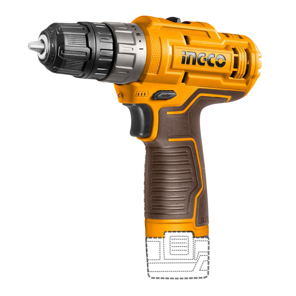 Ingco 12V Lithium-Ion Cordless Impact Drill - CIDLI12206