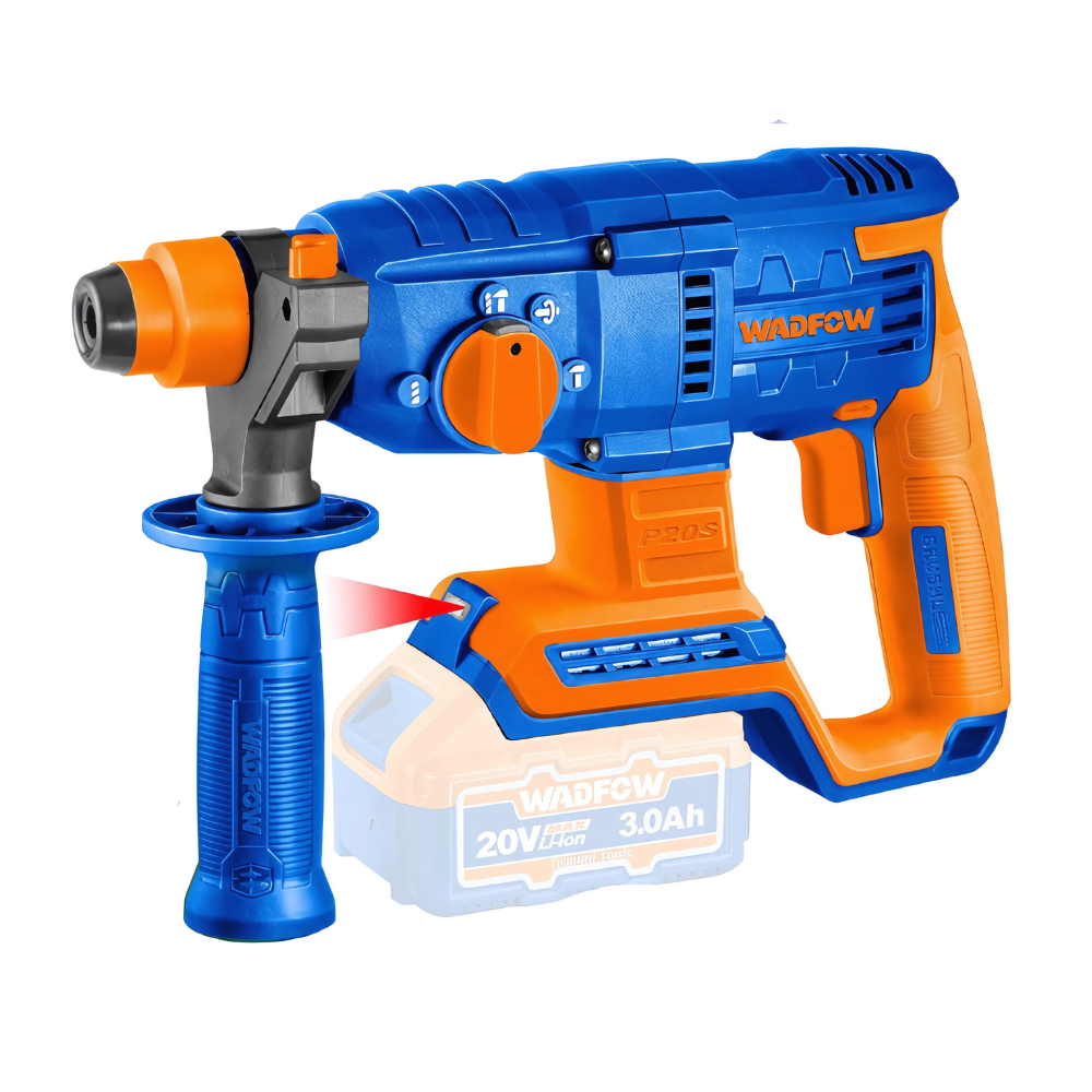 Wadfow 20V Lithium-ion Cordless Rotary Hammer - WLM1B262