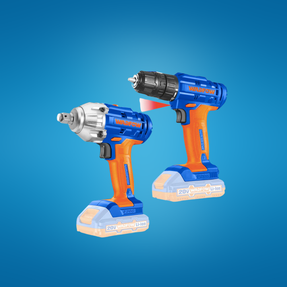 Wadfow 2 Pieces Cordless Combo Kit - WCK2017