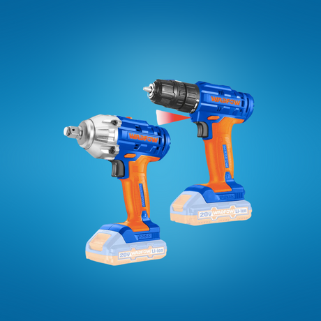 Wadfow 2 Pieces Cordless Combo Kit - WCK2017