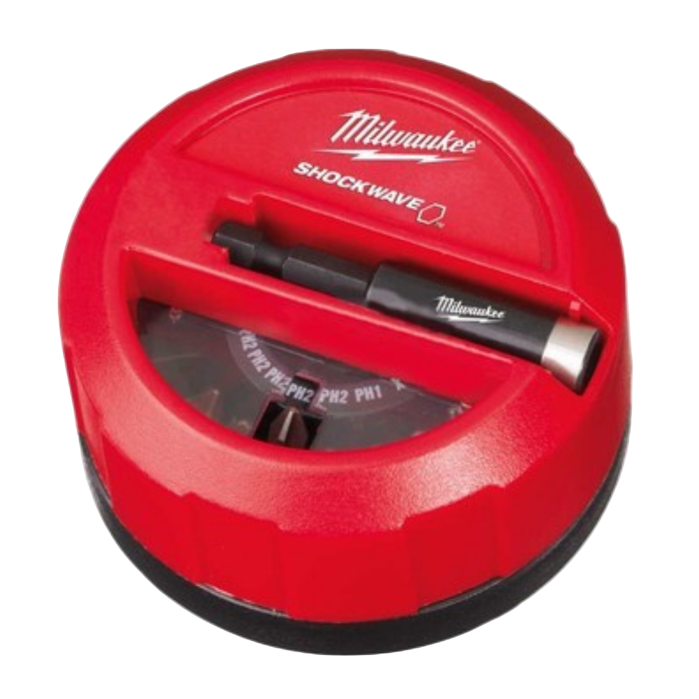 Milwaukee 15 Pieces Shockwave Screwdriving Puck Set - 4932352605
