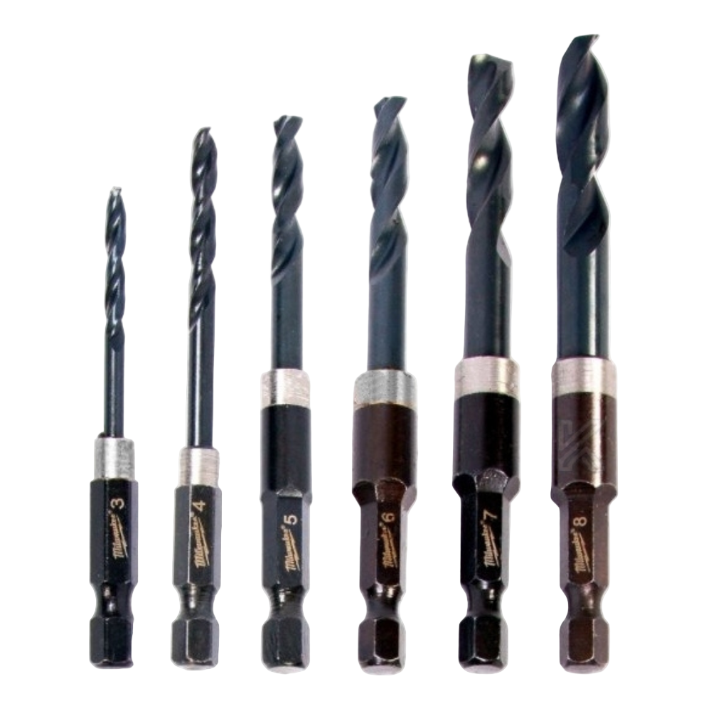Milwaukee 6 Pieces HSS Drill Bits - 4932352454
