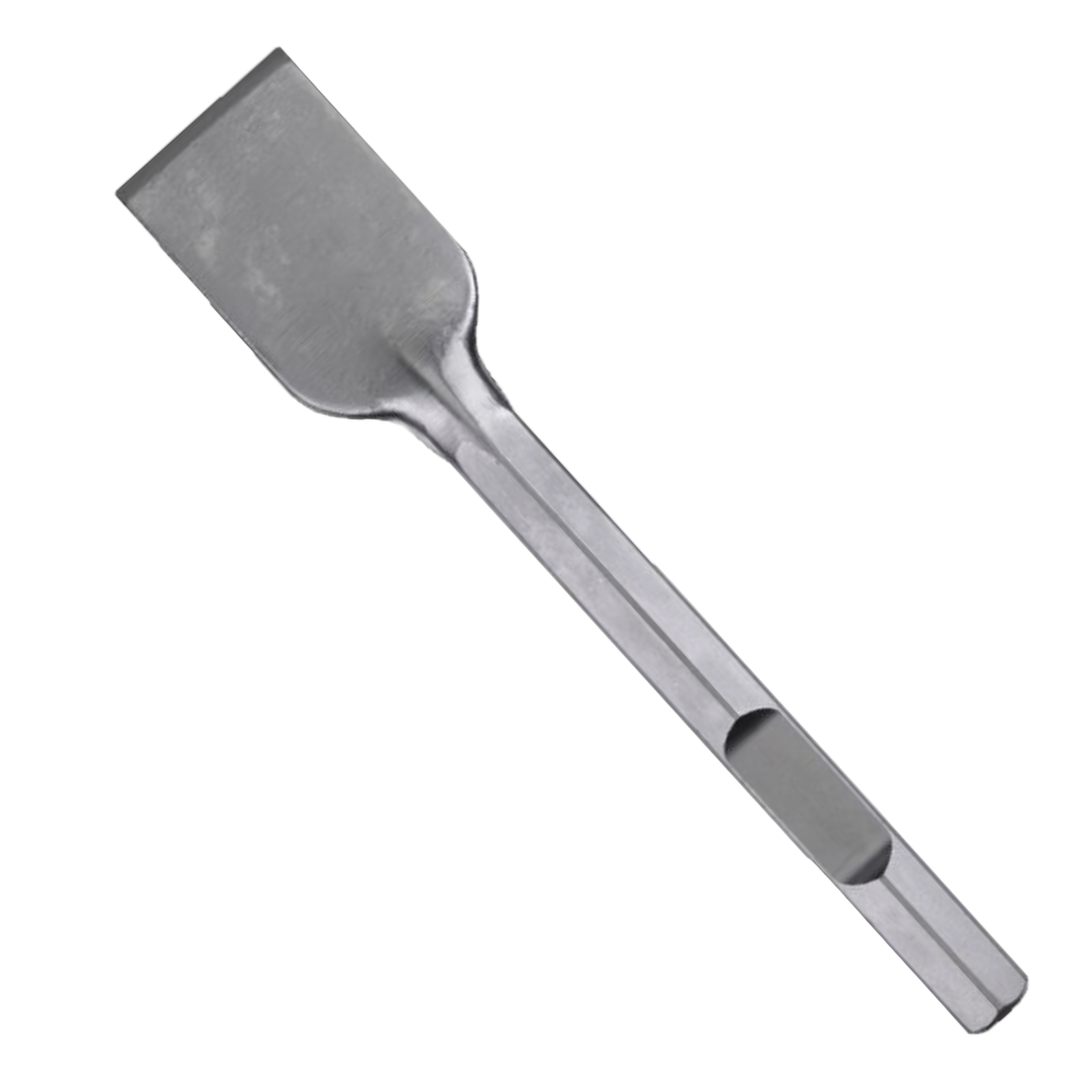 Milwaulkee Hex Flat Wide Chisel 28x400x80mm - 4932459776