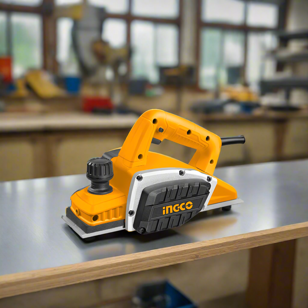Ingco 550W Electric Planer with Heavy-Duty Aluminum Base – PL5508