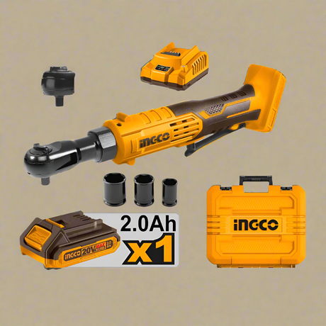 Ingco 20V Lithium-ion Cordless Drive Ratchet - CDRLI2060152