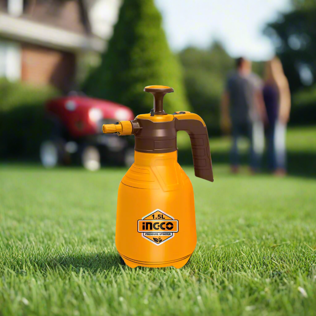 Ingco 1.5L Manual Pressure Sprayer With Adjustable Nozzle – HSPP201502