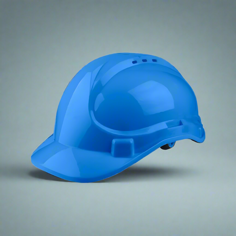 Ingco Blue Safety Helmet with Fixed Chinstrap – HSH803