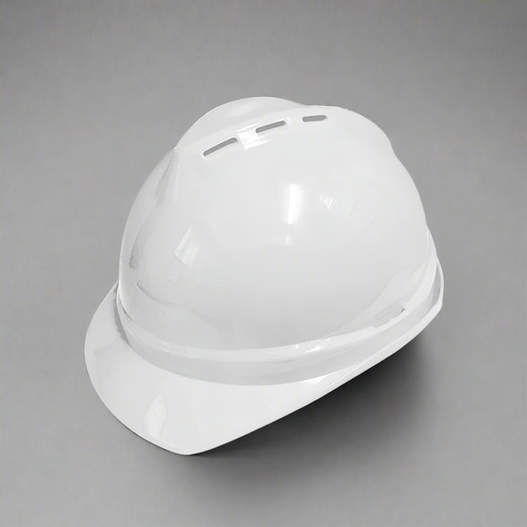 Ingco White Safety Helmet with Fixed Chinstrap – HSH802