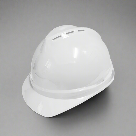 Ingco White Safety Helmet with Fixed Chinstrap – HSH802