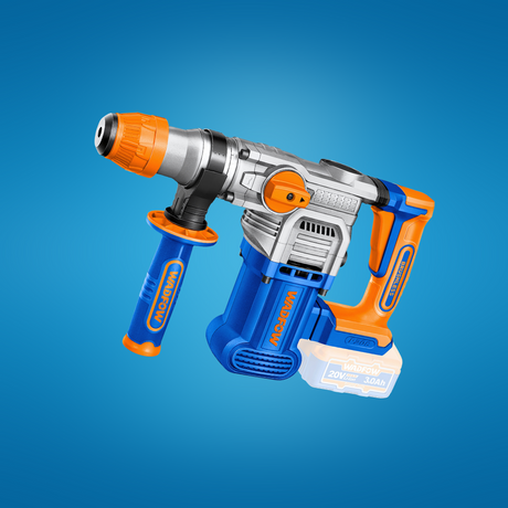 Wadfow 20V Lithium-ion Cordless Rotary Hammer - WLM1B283