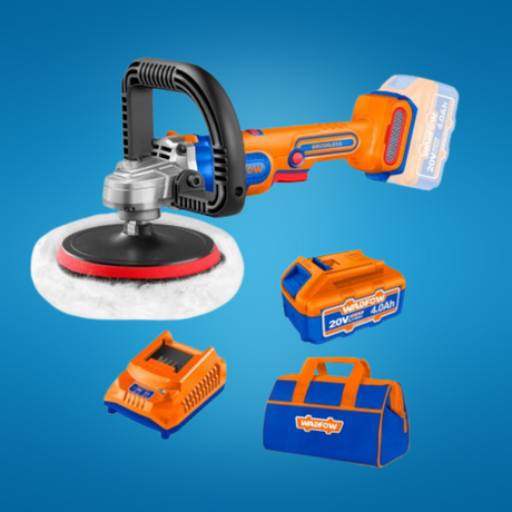 Wadfow 20V Lithium-Ion Cordless Brushless Polisher  - WHL1B181