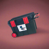 Tayg Black Mobile Tool Chest N.54 With Trolley Trail Box - 154003