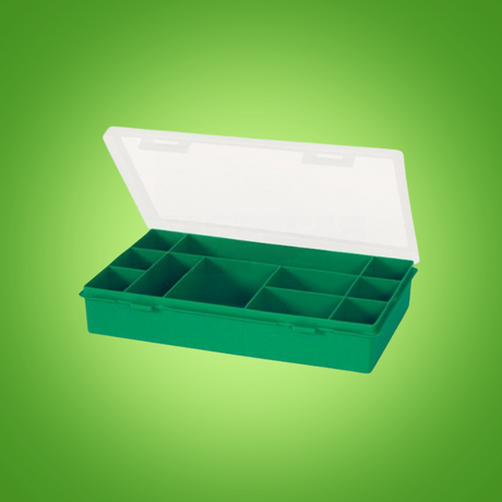 Tayg Plastic Tools Case With Fixed Dividers 12-11 - 061103