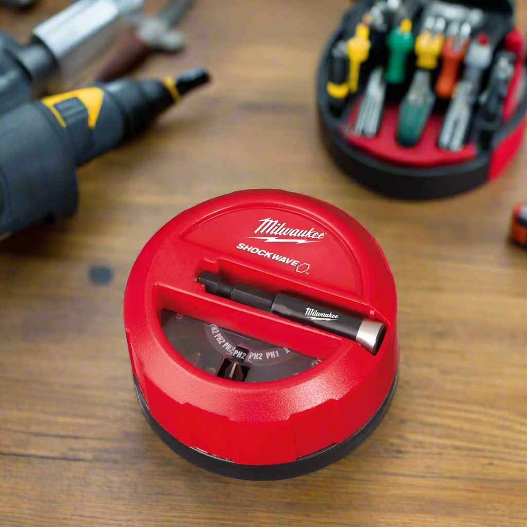 Milwaukee 15 Pieces Shockwave Screwdriving Puck Set - 4932352605