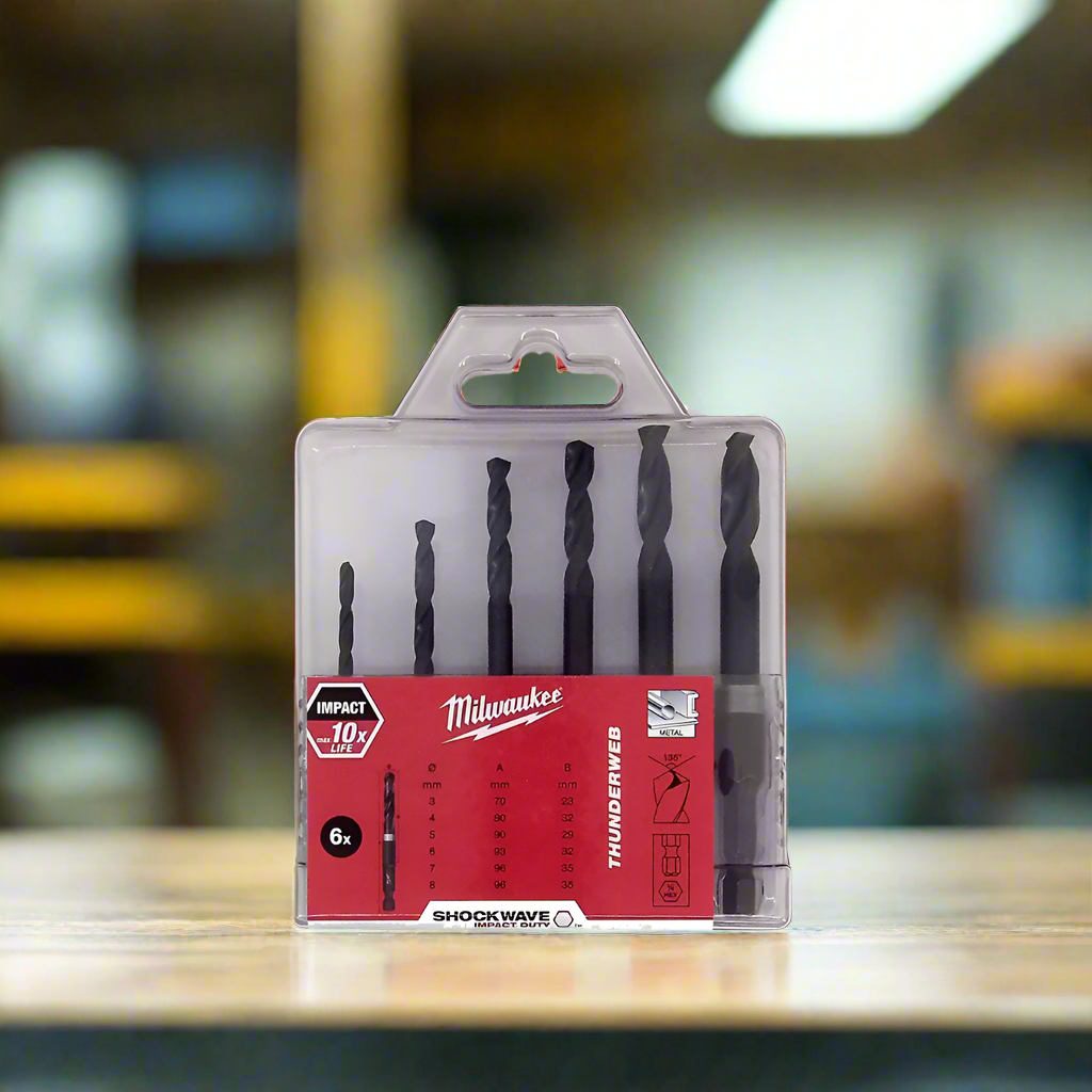Milwaukee 6 Pieces HSS Drill Bits - 4932352454