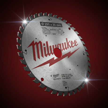 Milwaukee Circular Saw Blade MS W 250x30mmx40T - 4932472015