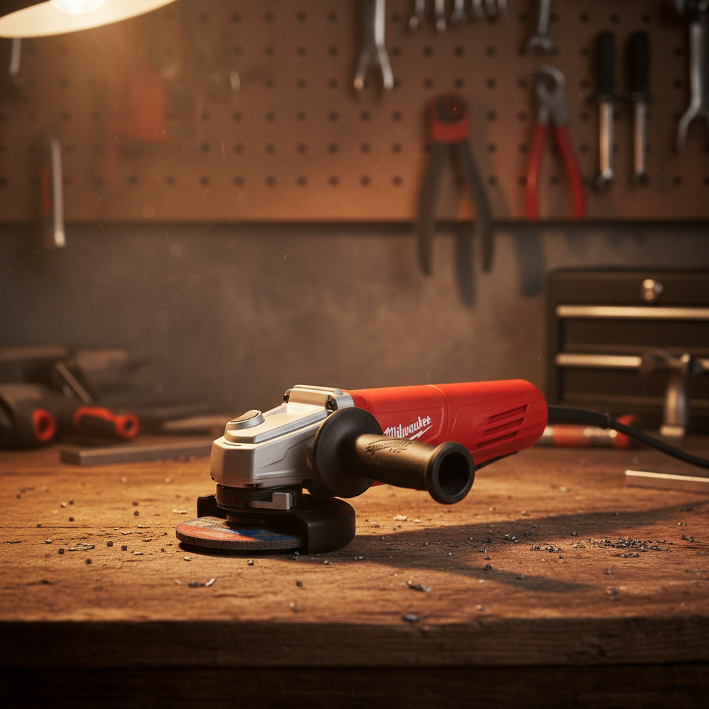 Milwaukee 4.5"/115mm Compact Angle Grinder 1200W - AG12-115X