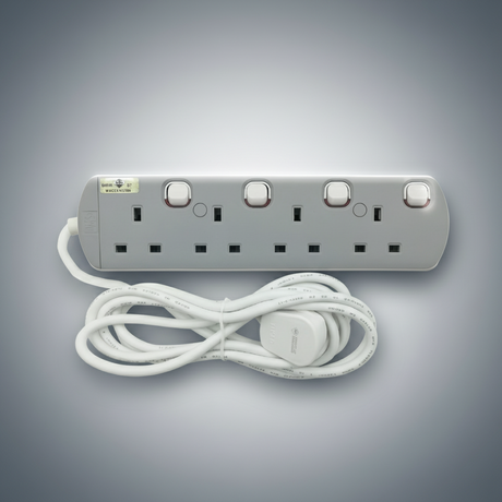 UMS 4 Gang Extension Socket - 3 Meters