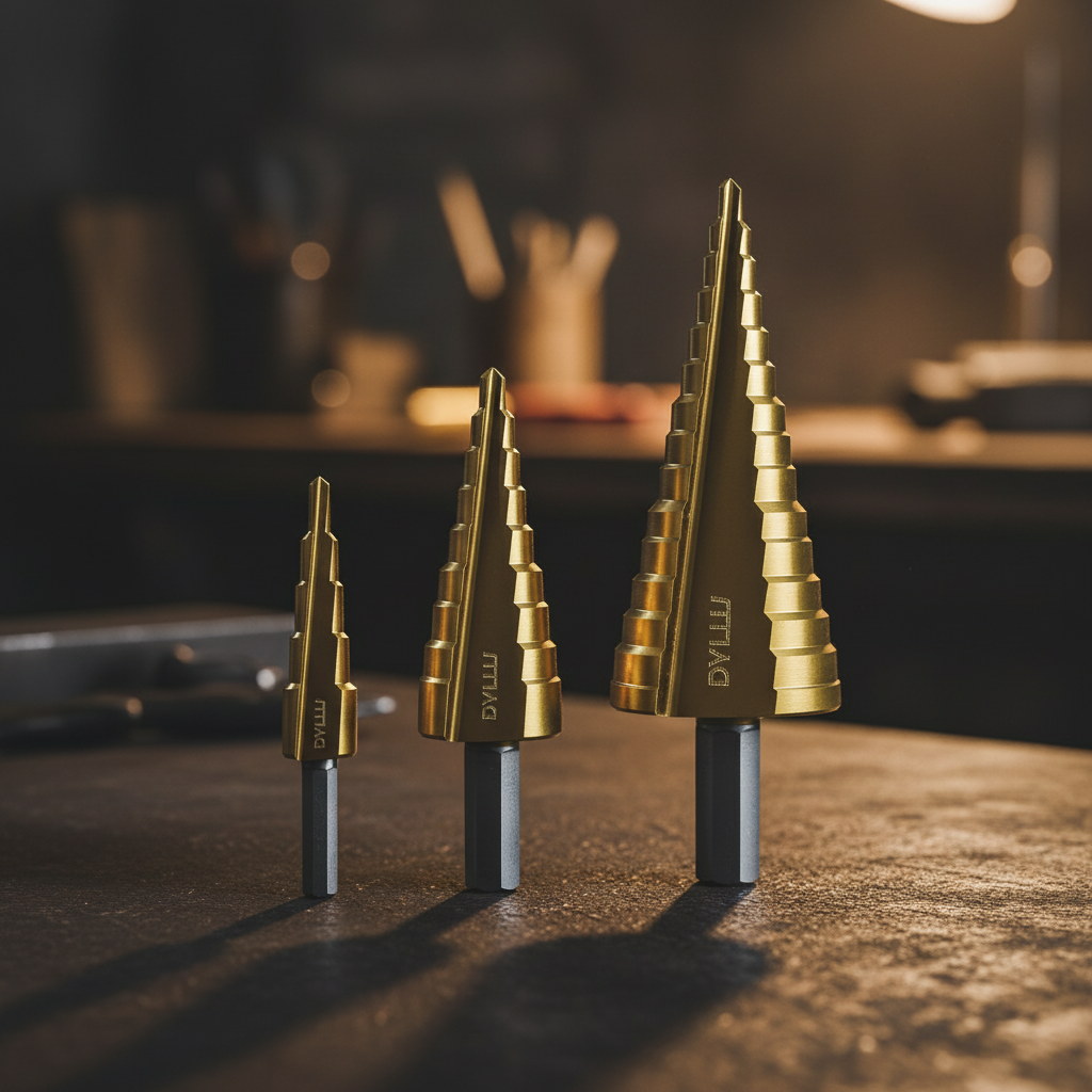 Dyllu 3 Pieces Step Drill Bit Set - DTJD3401