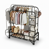 Full Triple & Double Garment Storage Layer Rack 150m/25 - PI-CR01