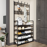 Five Layer Multi-purpose Shoe Rack With Cloth Hanger 172cm/25 - PI - SR01