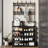 Five Layer Multi-purpose Shoe Rack With Cloth Hanger 172cm/25 - PI - SR01