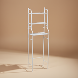 White Three Layer Washroom Shelf Organizer Rack 180cm/25 - PI - TR01