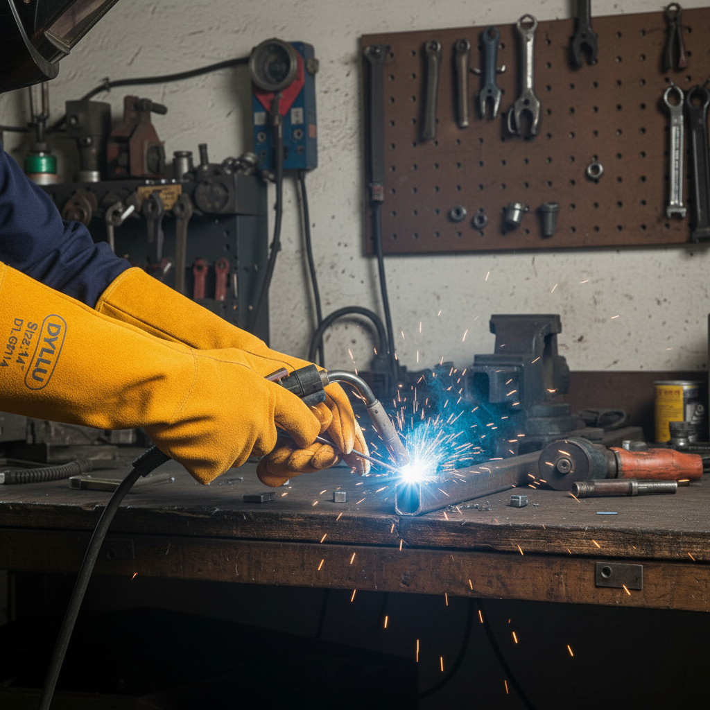 Dyllu Welding Leather Gloves - DTLG2114