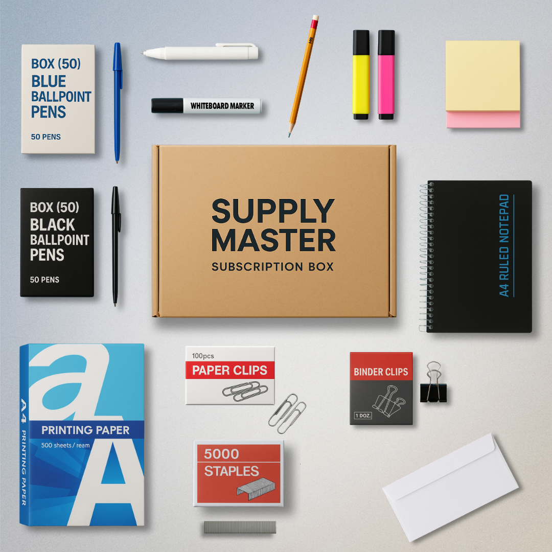 Essential Office Stationery Subscription Kit - Small Teams (5–15 Staff)